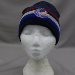 Vancouver Canucks Toque (VTG) - 3 Striper Original Orca - Adult Stretch Fit